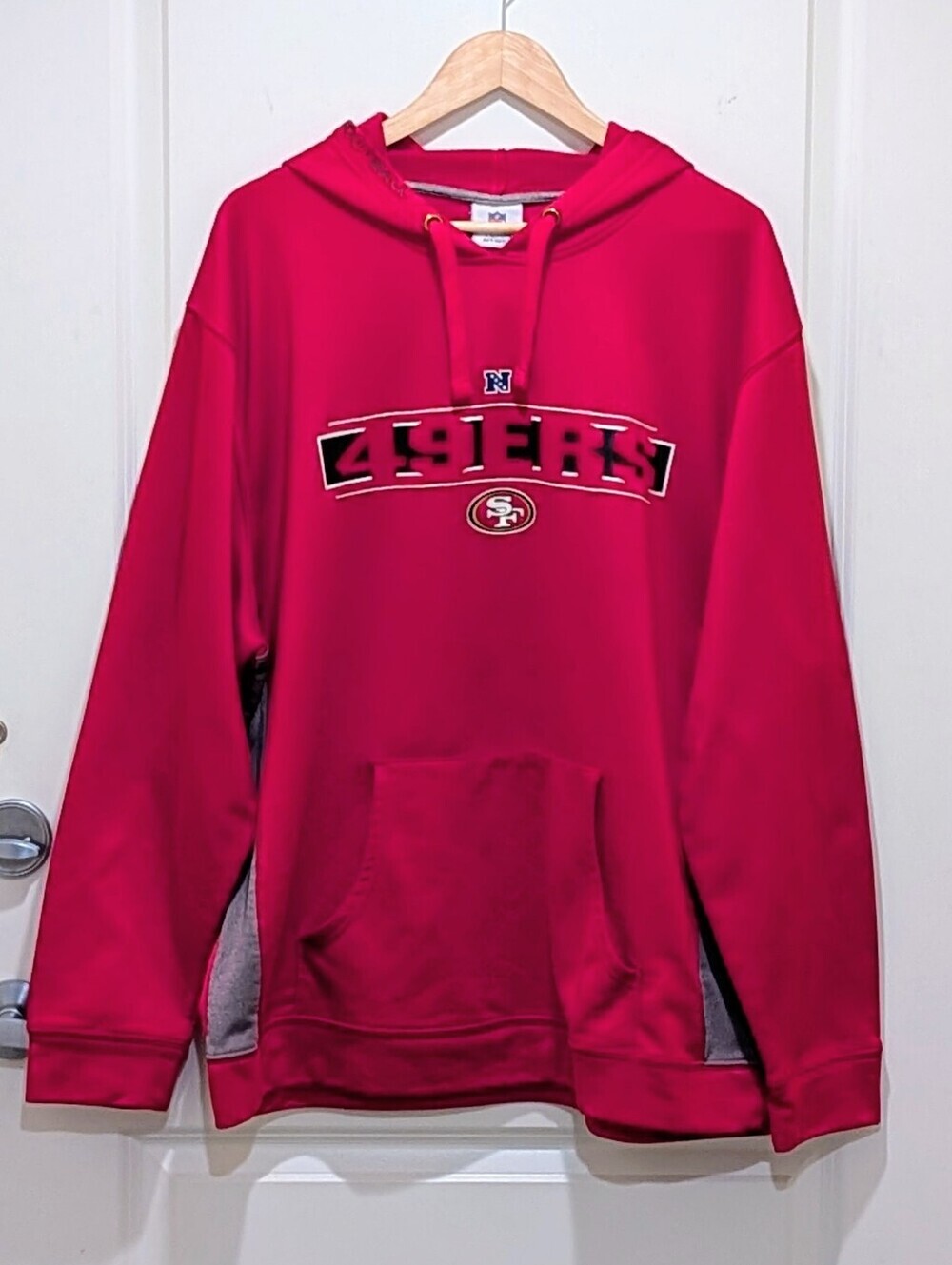 GUC San Francisco 49ers 2X Red and Grey Officia NFL Hoodie